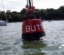 BUTT, a port buoy on the River Orwell